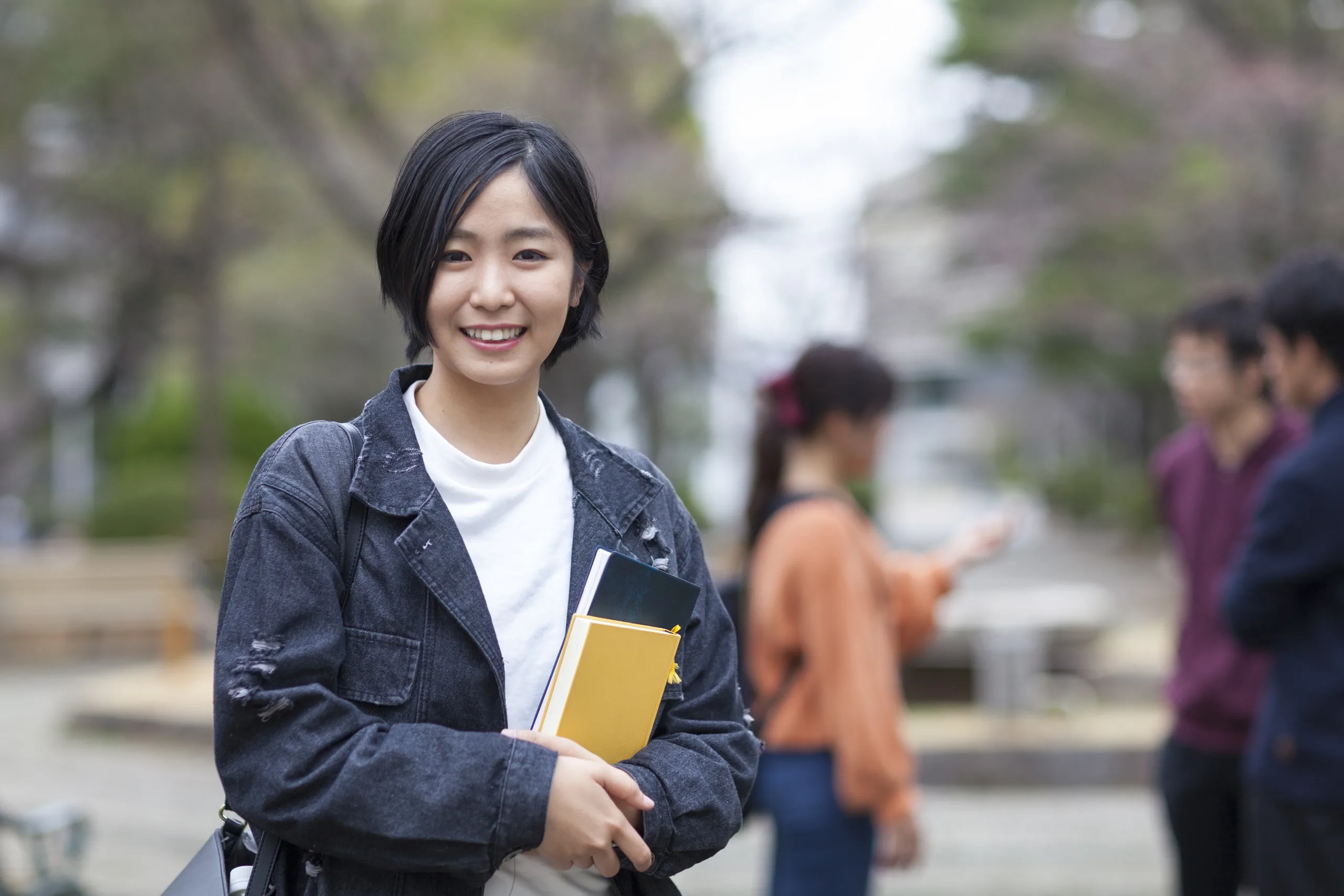 Portrait d'une étudiante japonaise